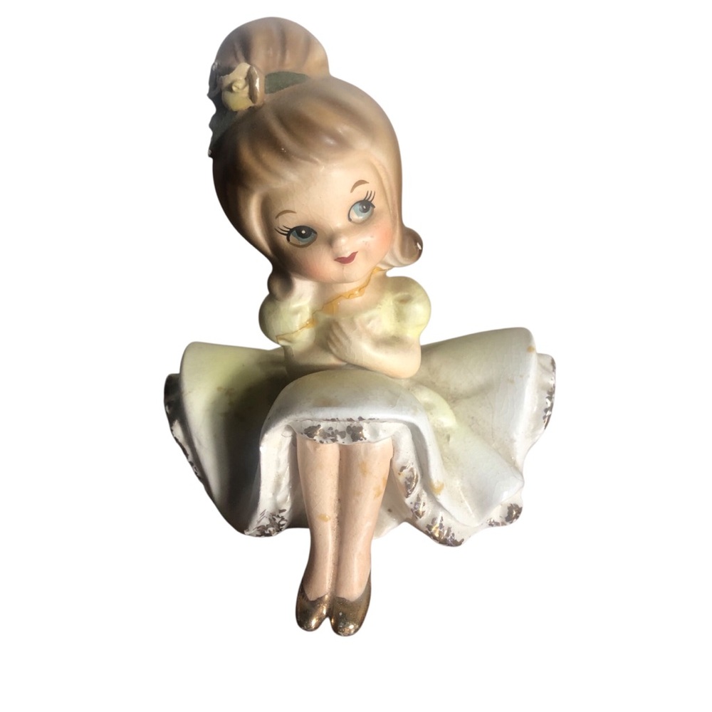 Vintage Napcoware 06730 Bloomer Girl hand painted